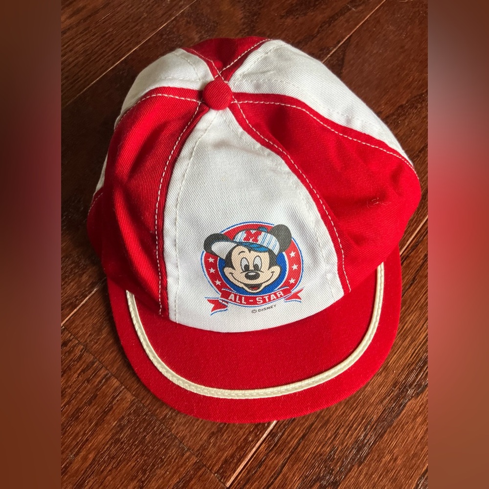 Vintage Toddler Mickey Mouse Baseball Hat
